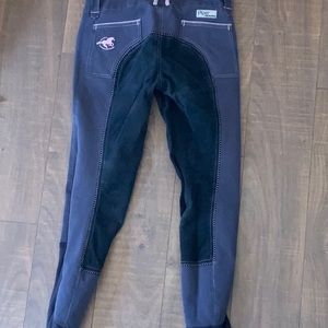 Smartpak Piper navy and pink breeches, size 26R